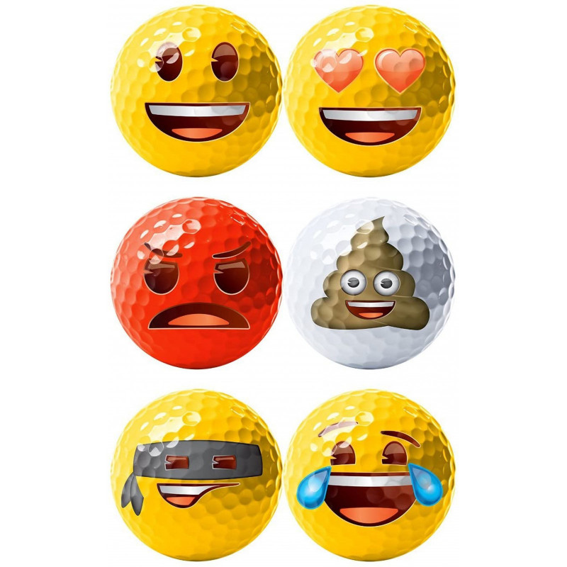 Emoji Fun Golf Balls, Currently priced at £9.99